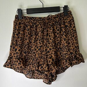 Sienna Sky Cheetah Print Shorts NWT